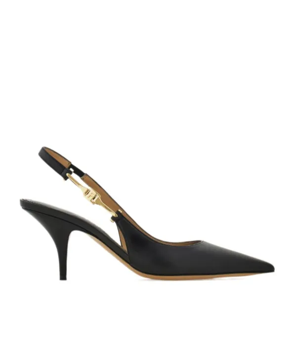 F Buckle Slingback Pump
