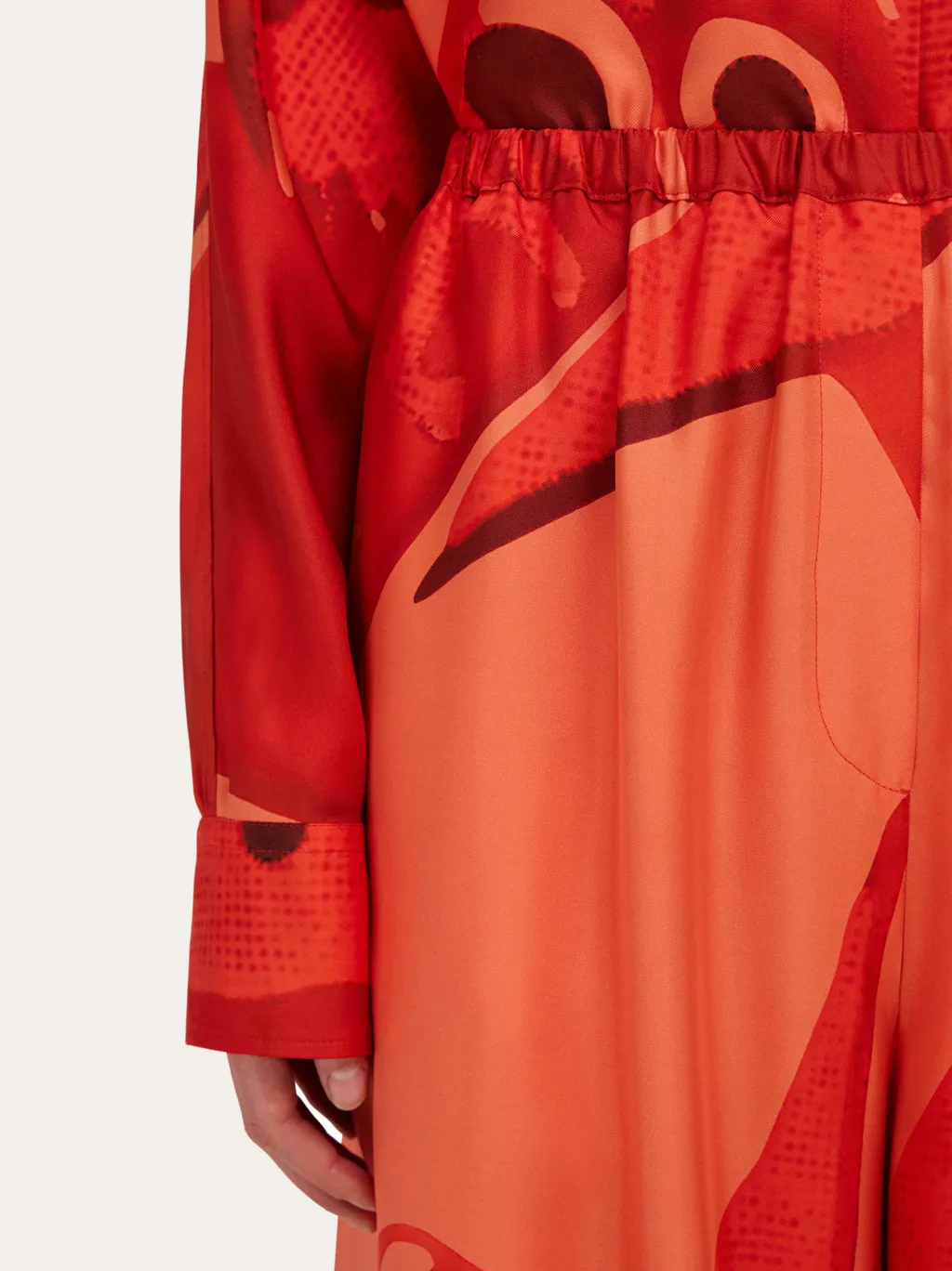 Silk Palazzo Trouser