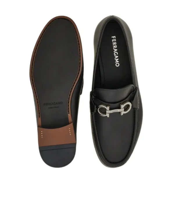 Gancini-Detail Loafers