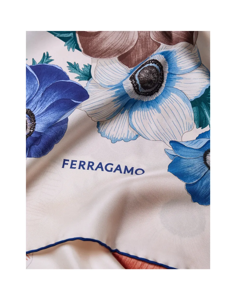 Anemone Printed Foulard