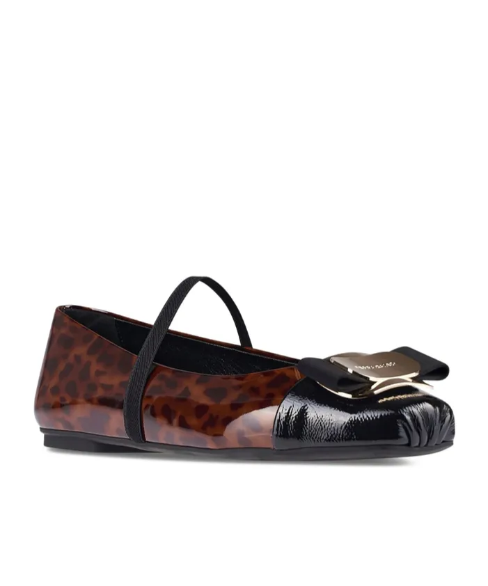 New Vara Plate Bicolor Ballet Flat