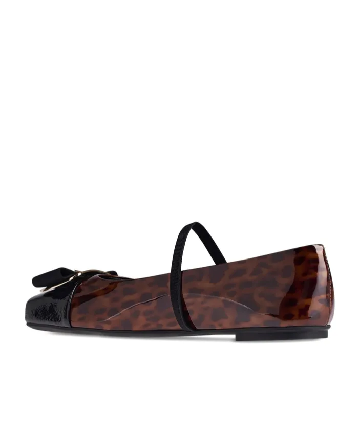 New Vara Plate Bicolor Ballet Flat