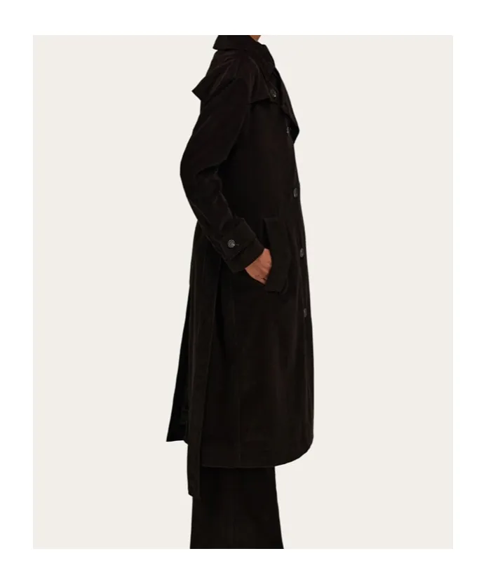 Corduroy Trench Coat