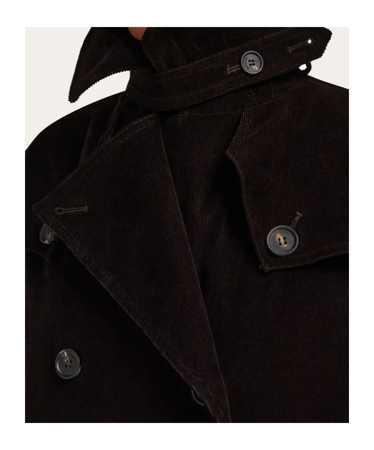 Corduroy Trench Coat