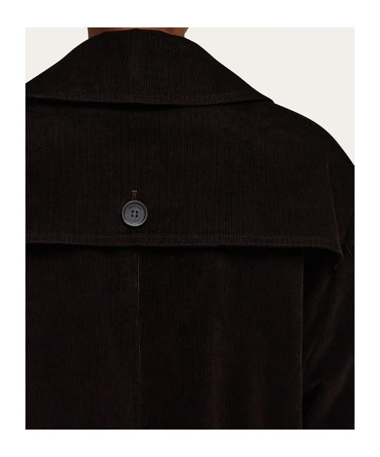 Corduroy Trench Coat