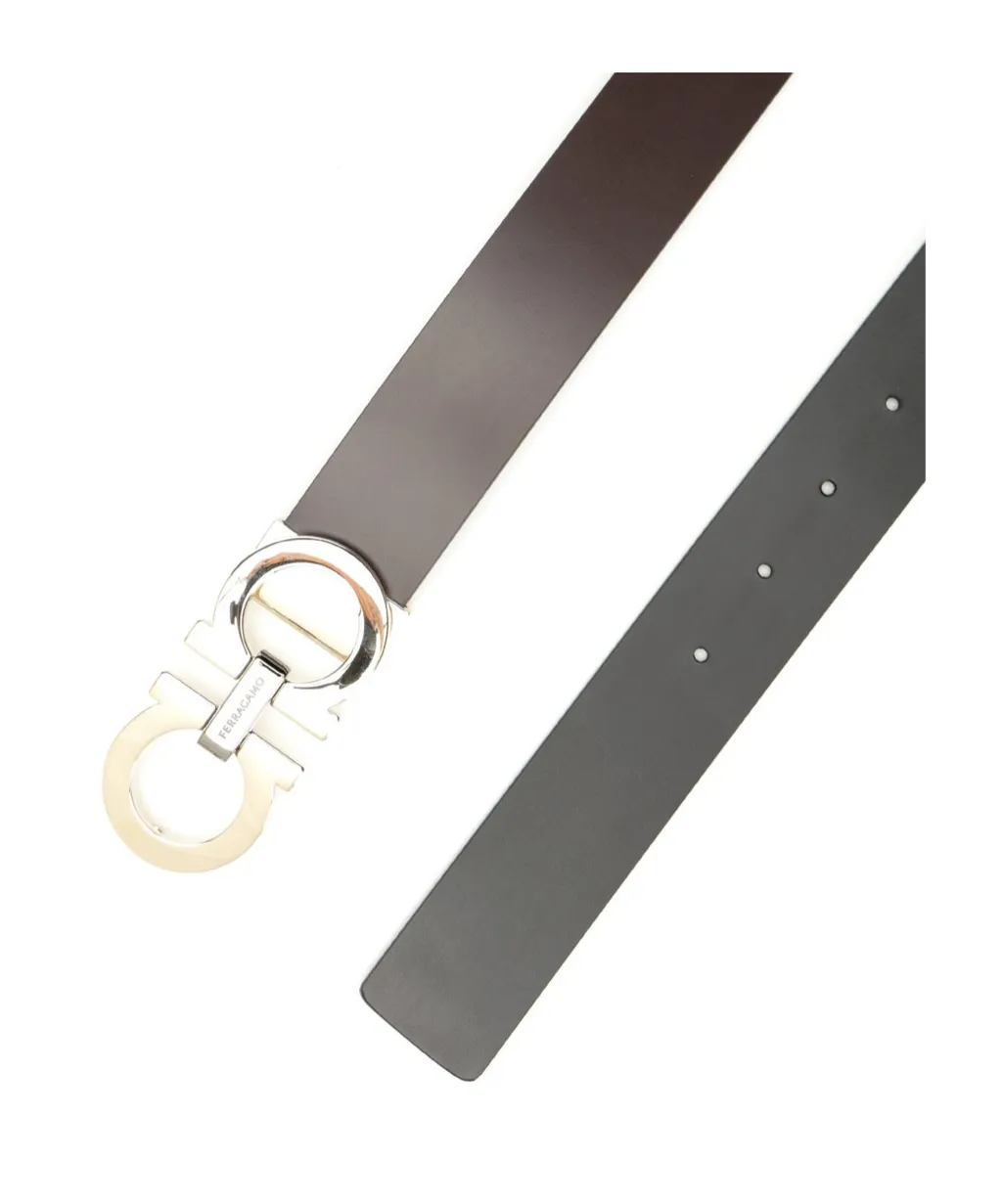 Gancini Reversible Buckle Belt