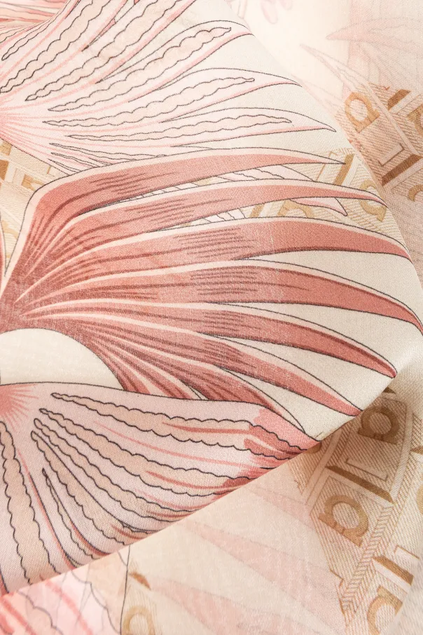 Silk Scarf With Print