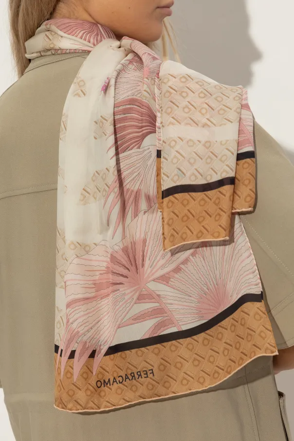 Silk Scarf With Print