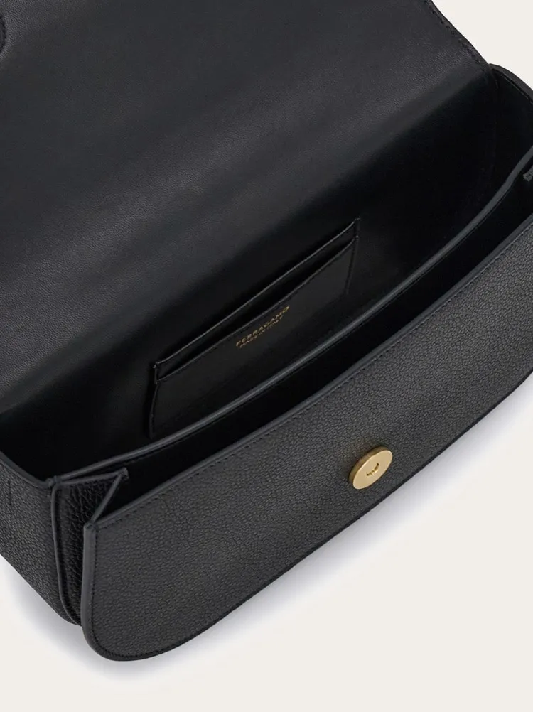 Double Gancini Mini Crossbody Bag