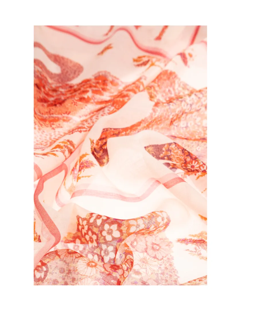 Floral Print Scarf