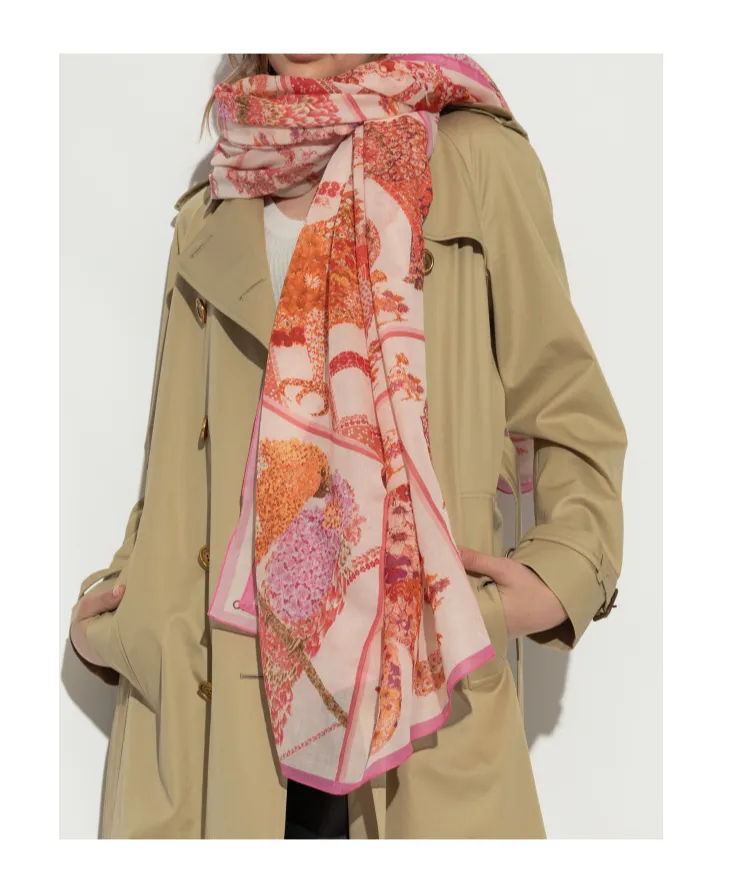 Floral Print Scarf