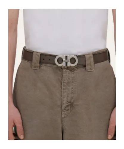 Reversible And Adjustable Gancini Belt