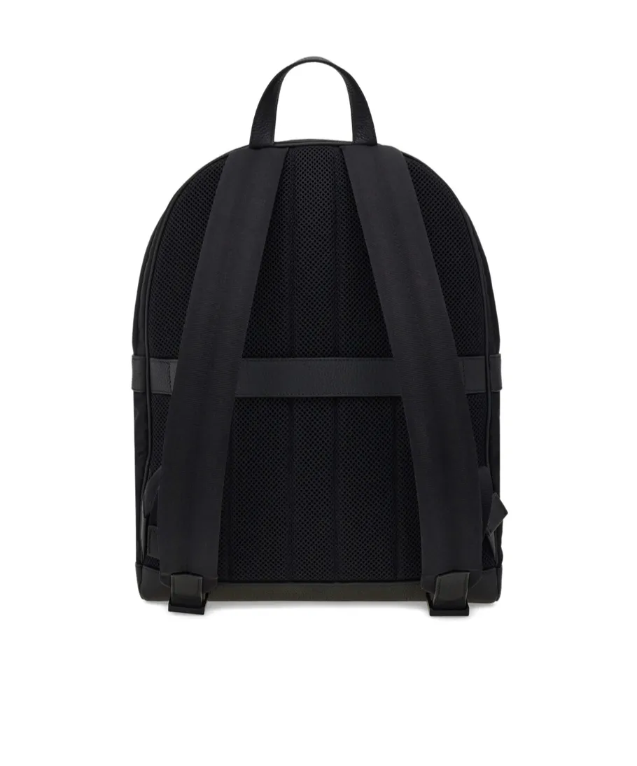 Leather-Trim Backpack