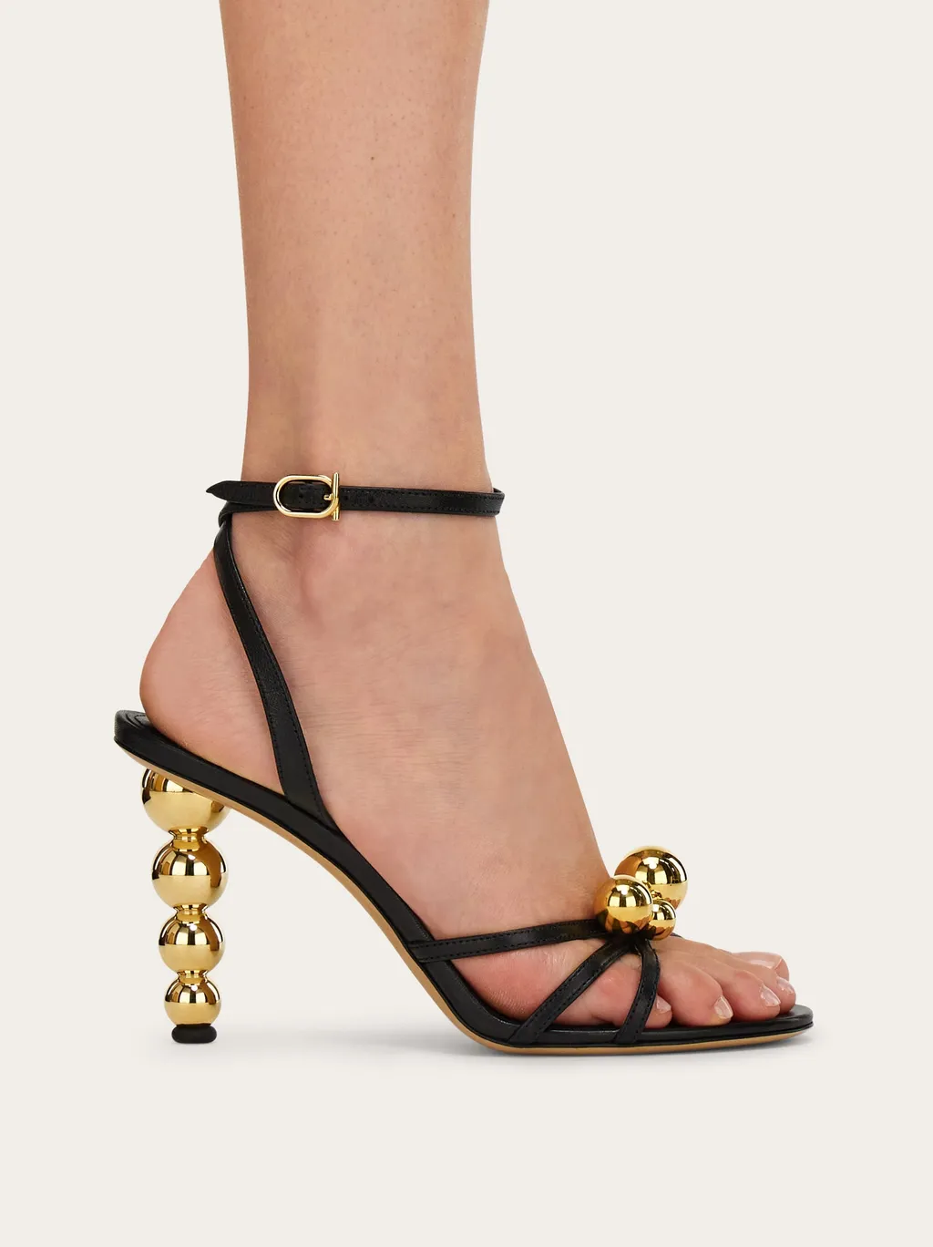 Spherical Heel Sandal