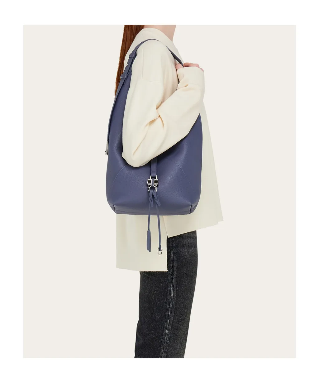 V-Shaped Hobo Bag
