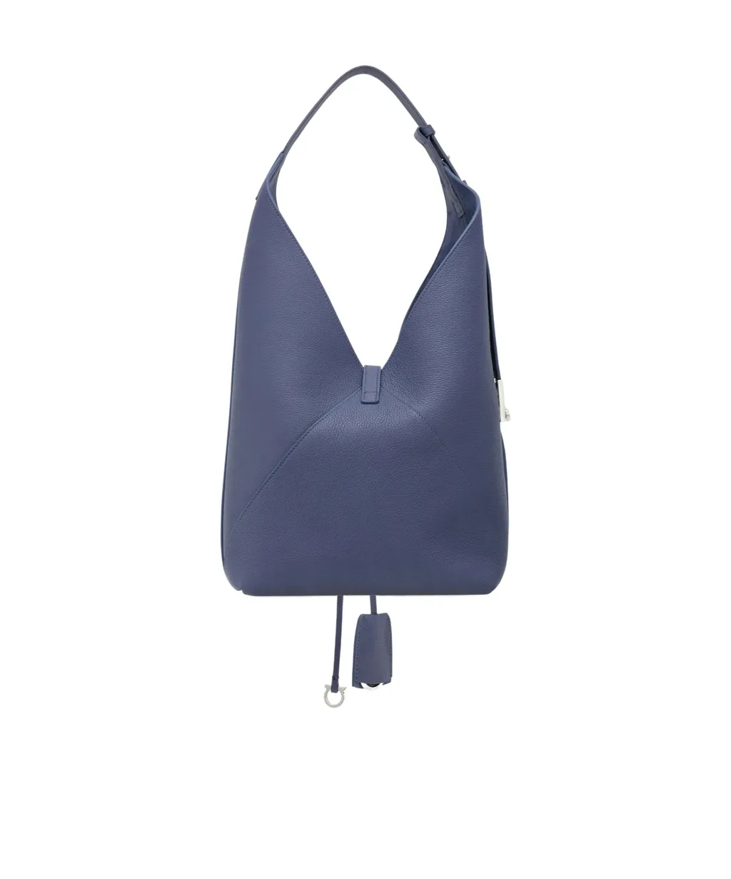 V-Shaped Hobo Bag