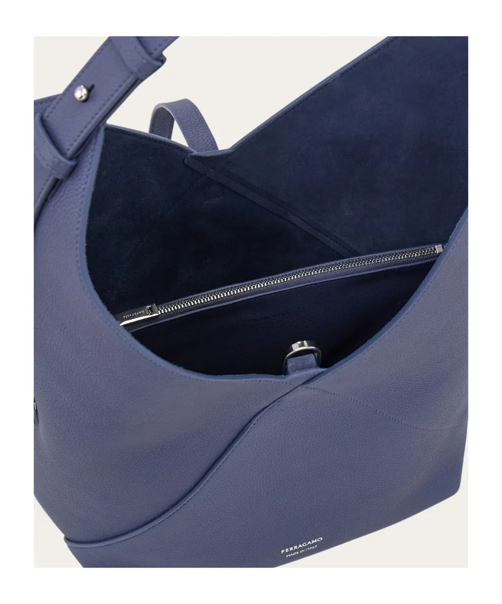 V-Shaped Hobo Bag