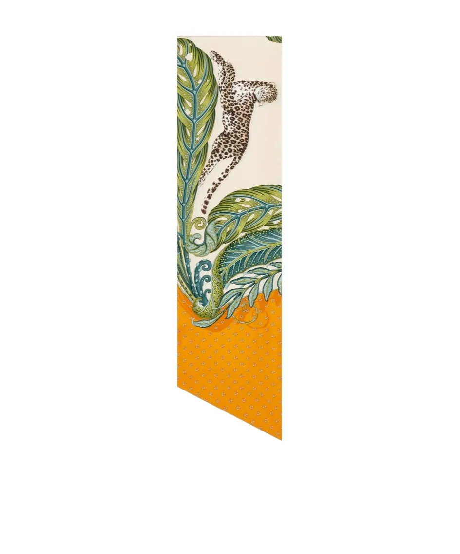 Madras Print Silk Bandeau