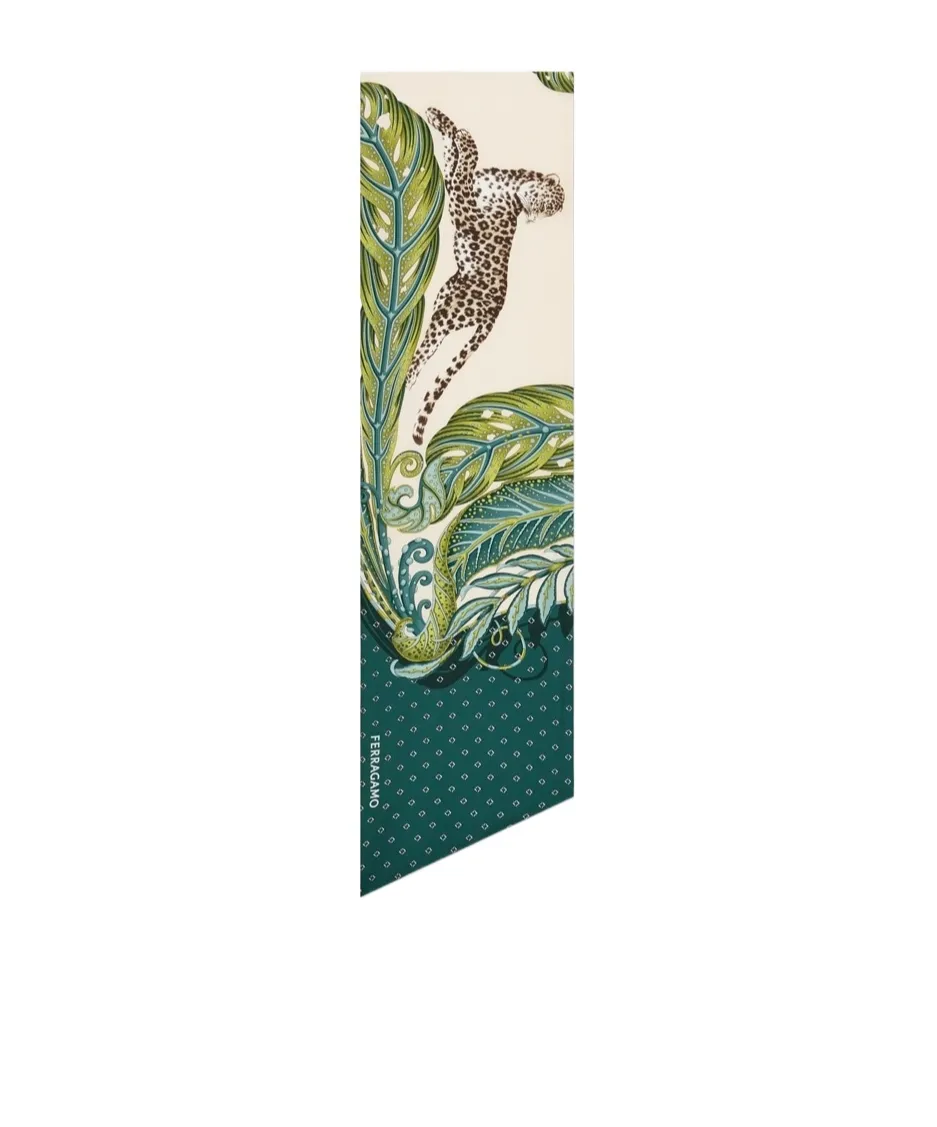 Madras Print Silk Bandeau