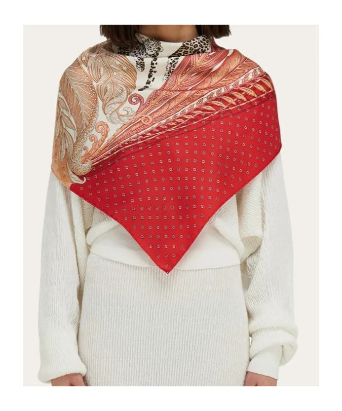 Logo Printed Scarf