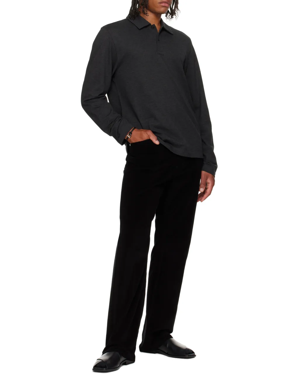 Long Sleeved Polo Shirt