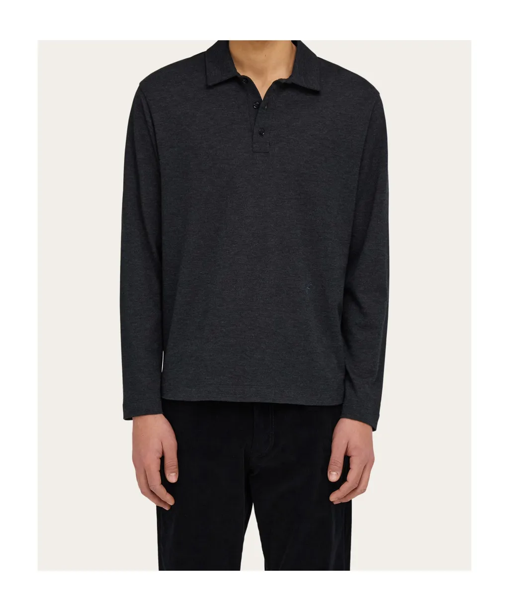 Long Sleeved Polo Shirt