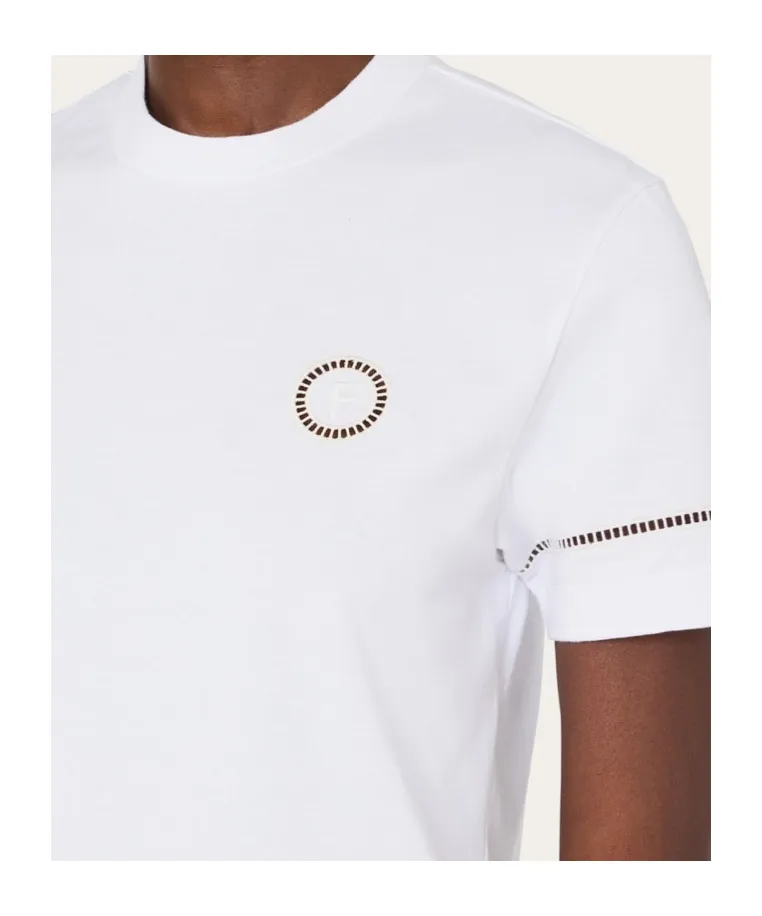 Jour Stitch Detailed Crewneck T-Shirt