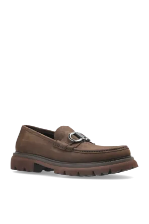 Gancini-Buckle Loafers
