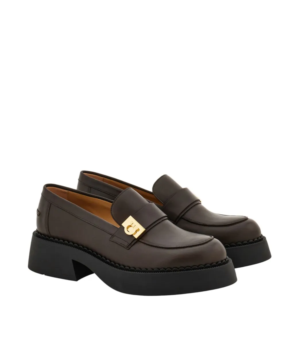 Caminia Buckled Platform Loafers