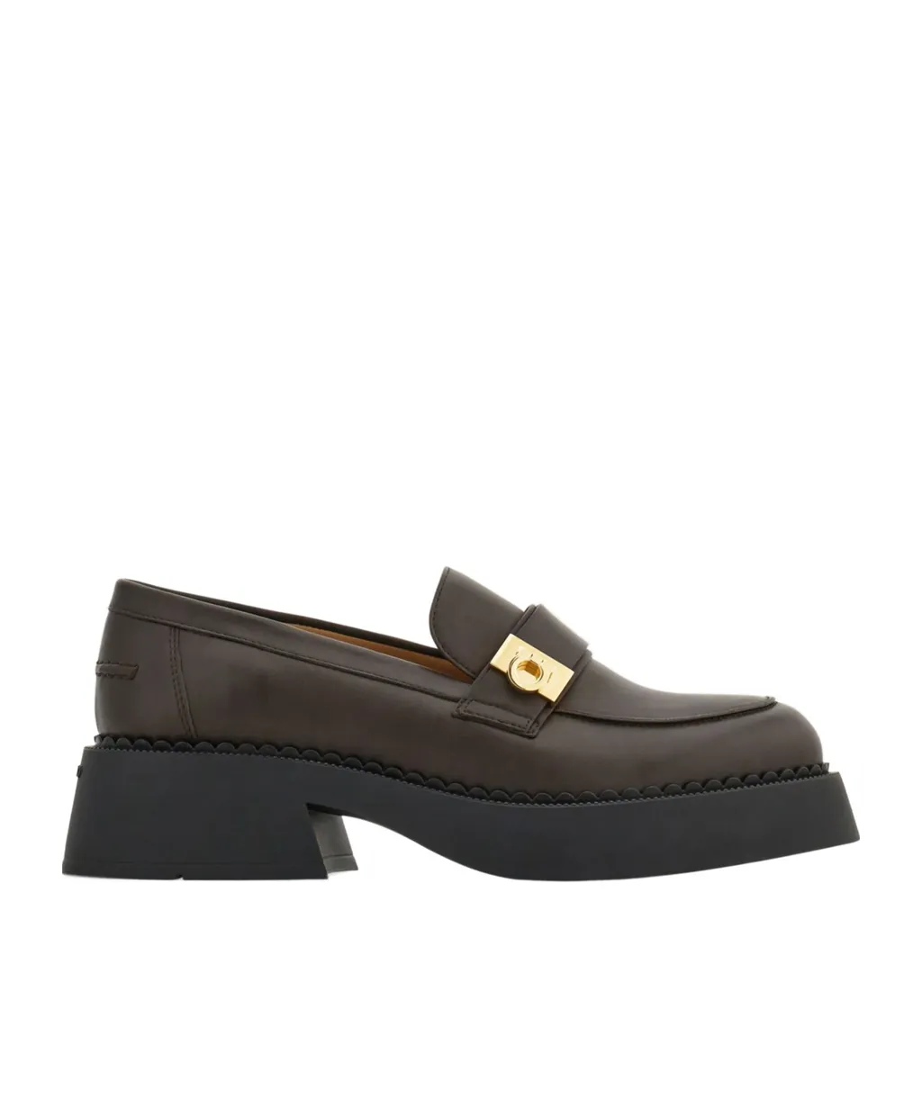 Caminia Buckled Platform Loafers