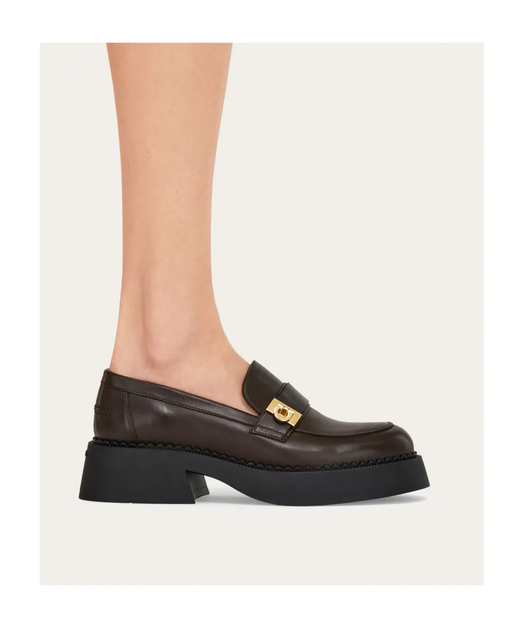 Caminia Buckled Platform Loafers
