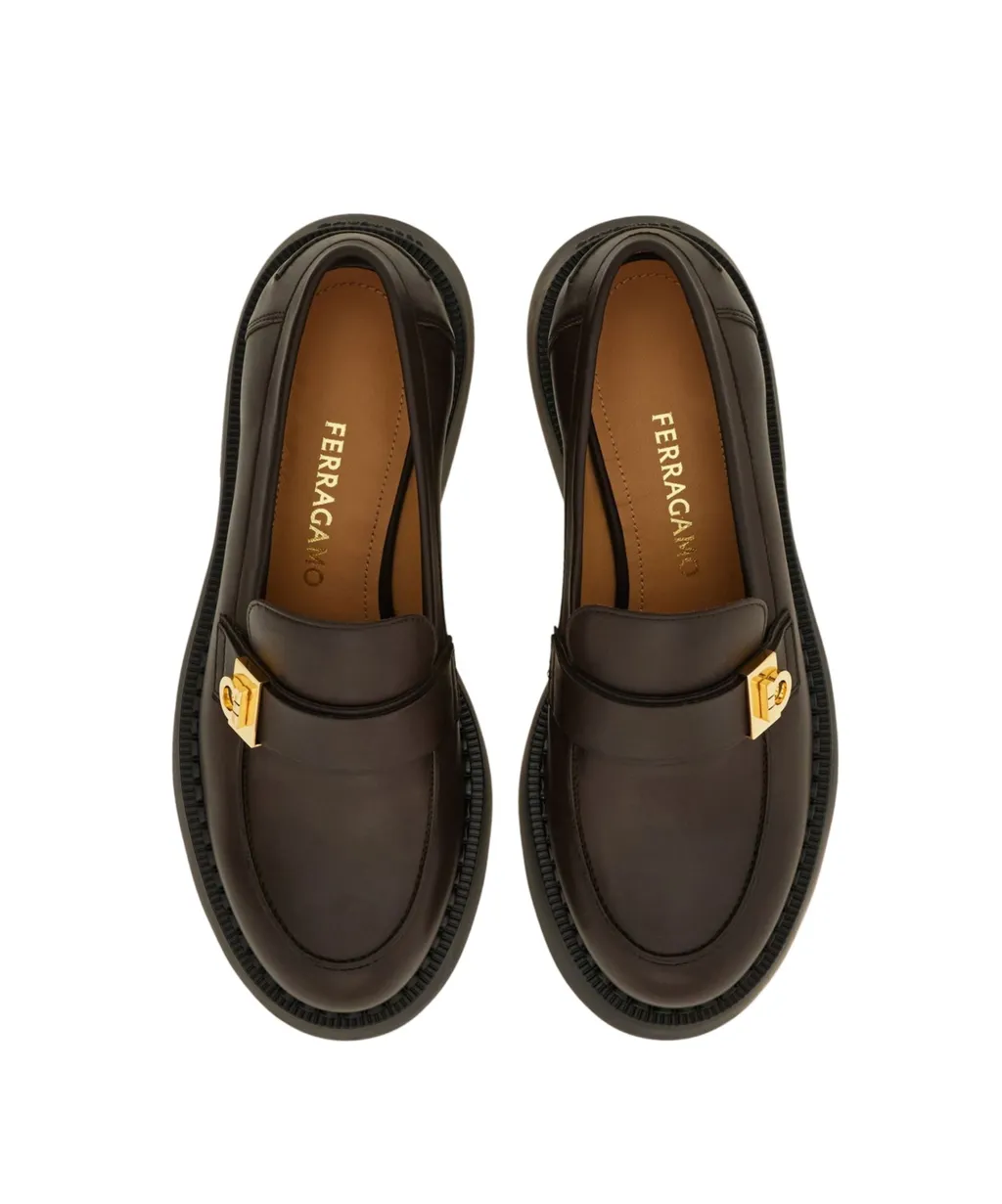 Caminia Buckled Platform Loafers