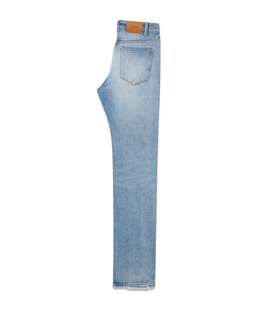 Low-Rise Straight Leg Jeans