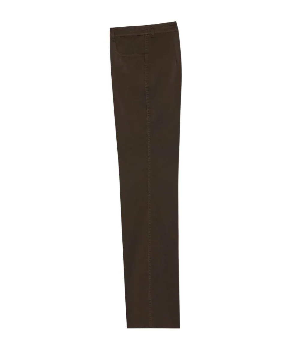 Mid-Rise Straight Leg Pants