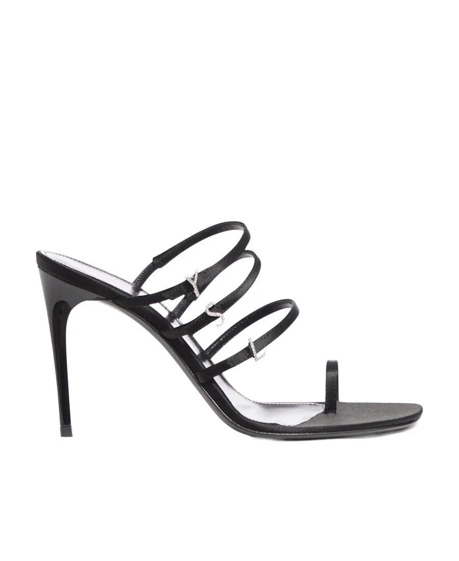 Jerry Square Open Toe Mules