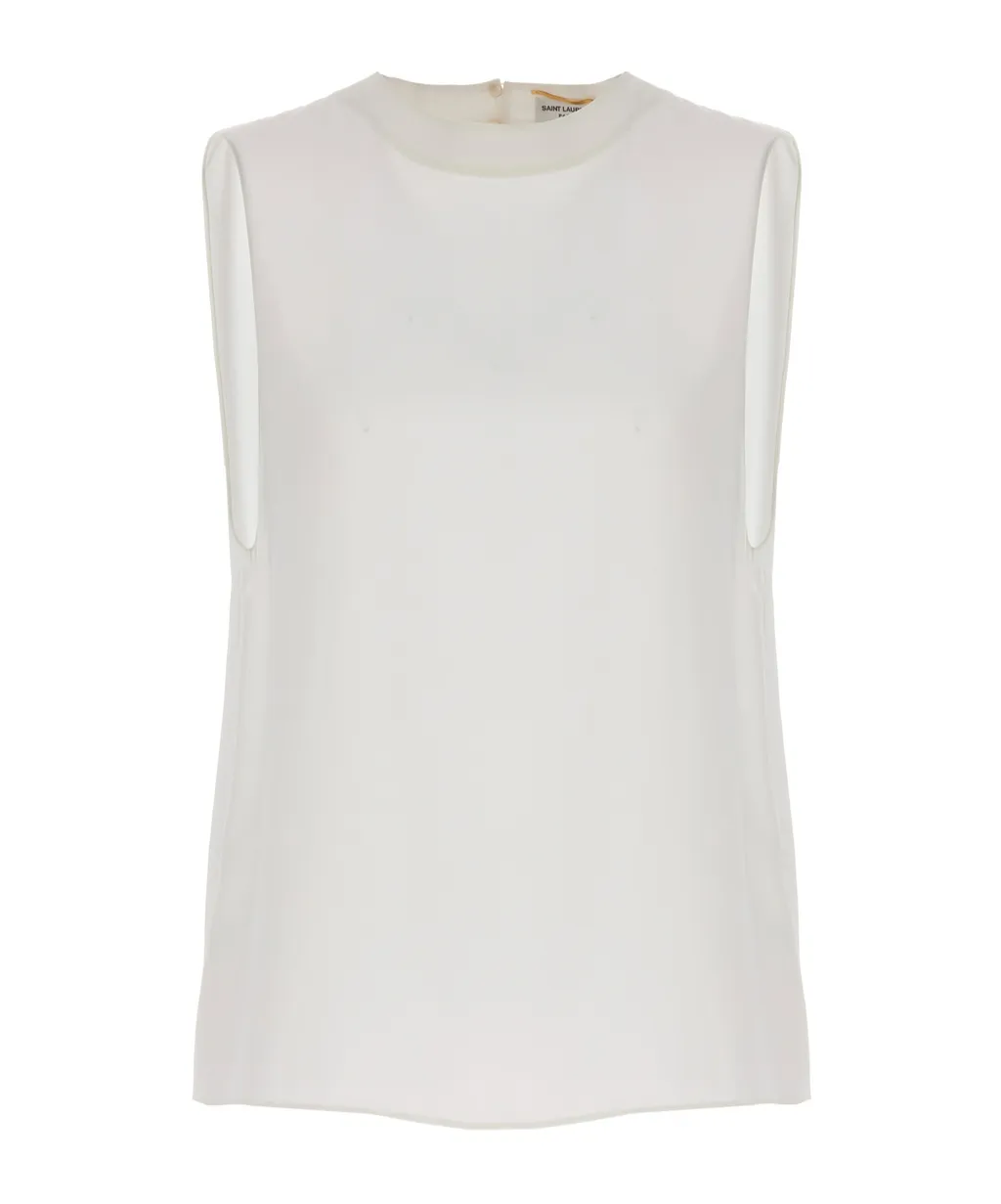 Crewneck Sleeveless Tank Top