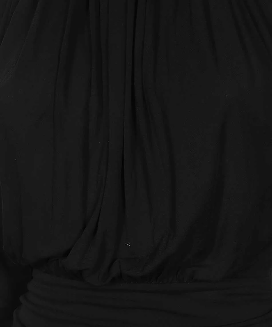 Cut-Out High Neck Top