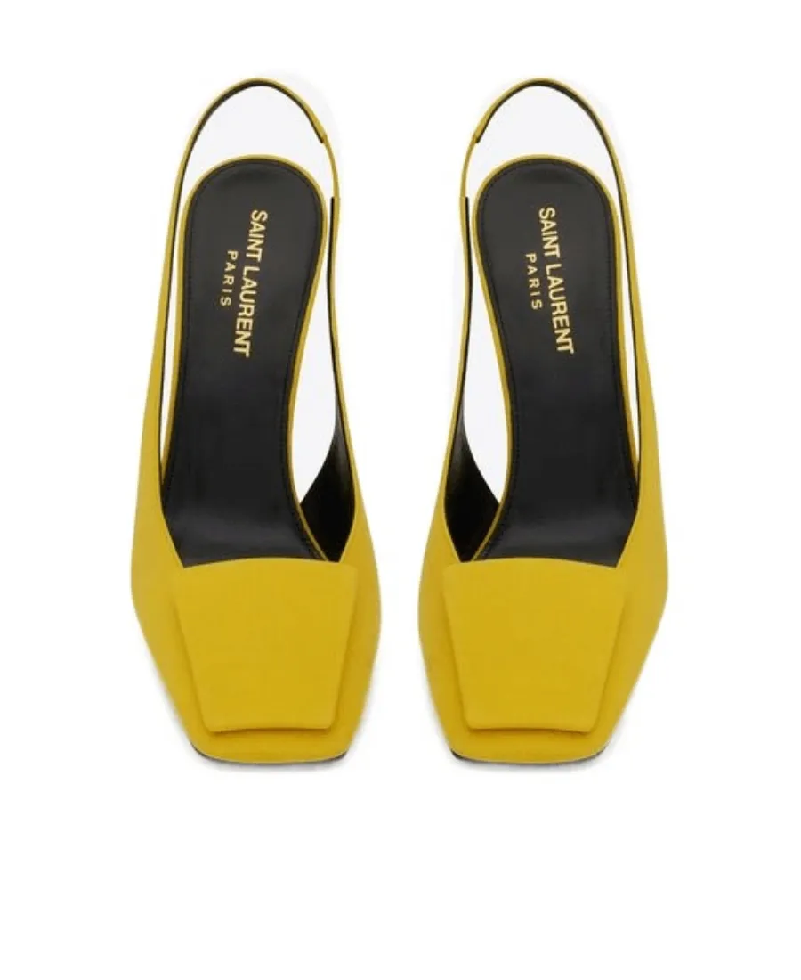 George Square Toe Slingback Pumps