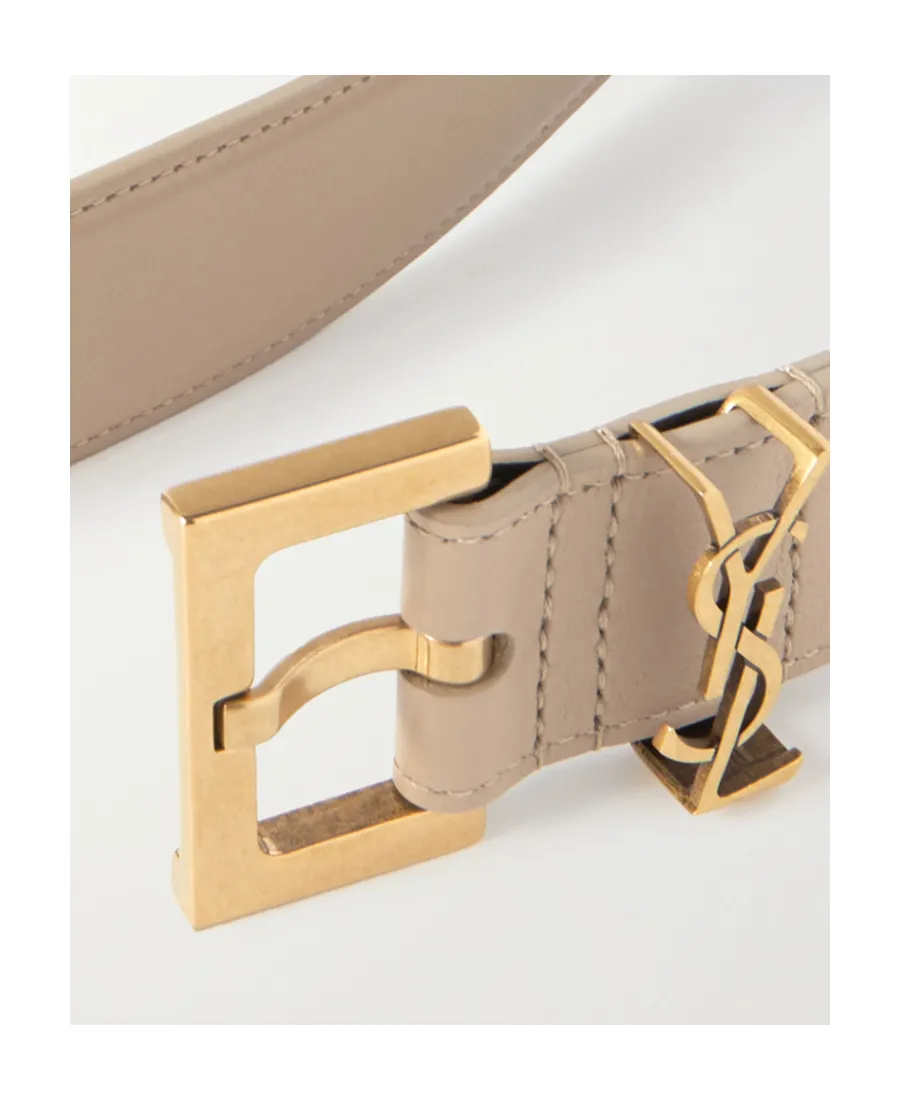 Cassandre Logo Plaque Belt