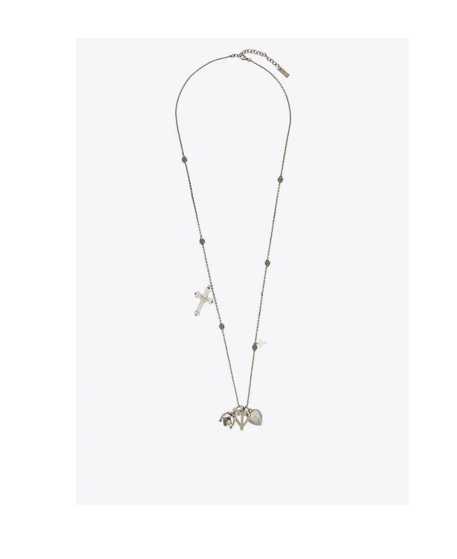 Long Multi-Charm Necklace