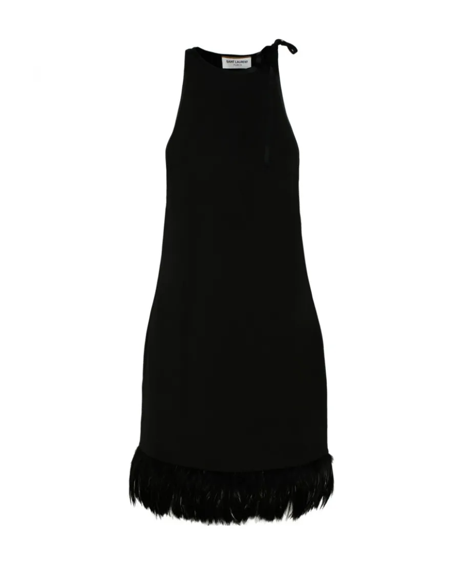 Sleeveless Crewneck Mini Dress