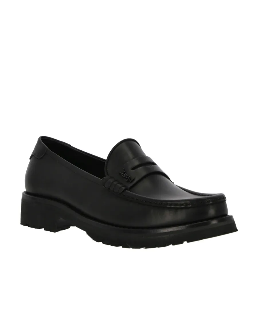 Logo-Plaque Loafers