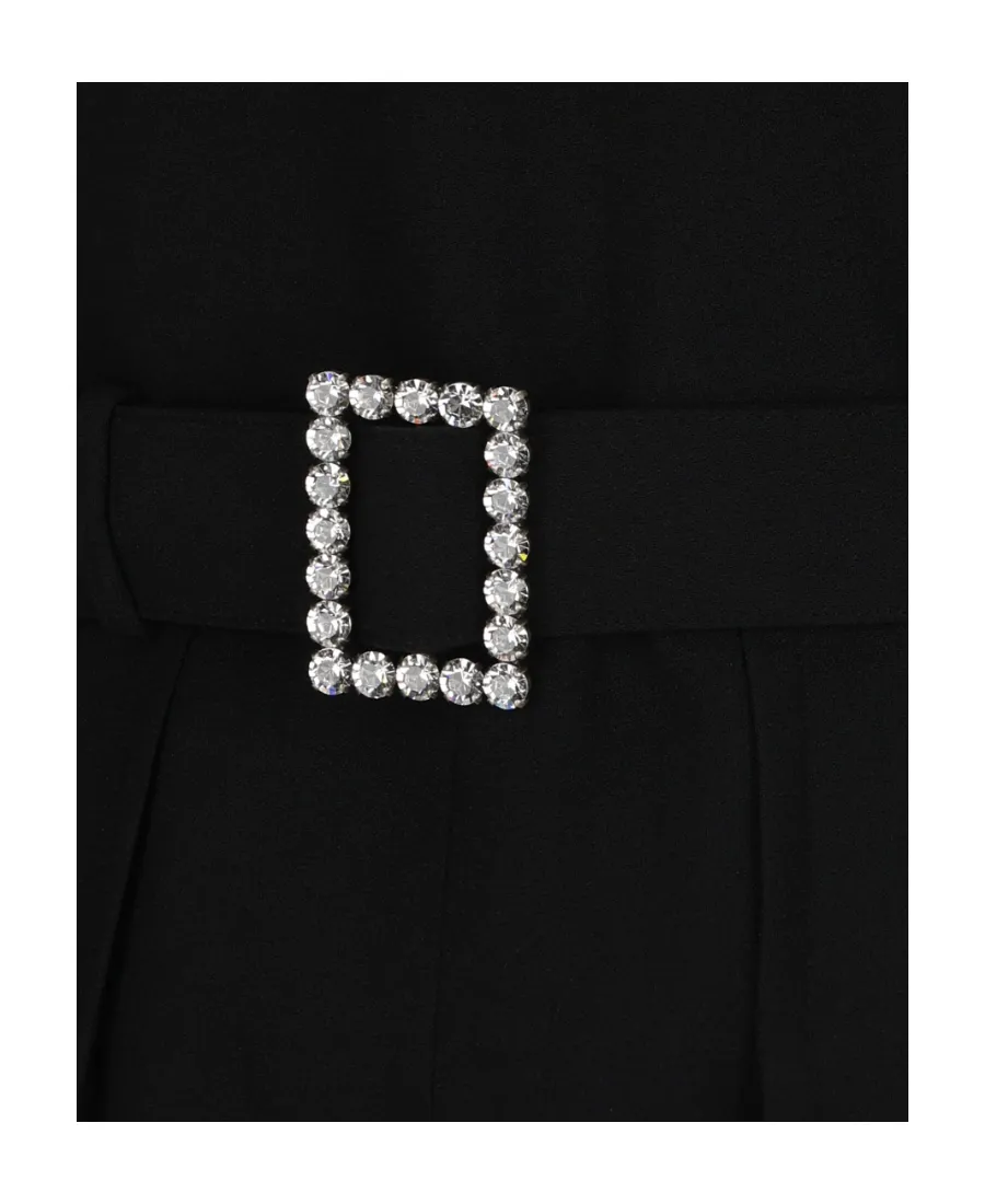 Open-Back Belted Playsuit