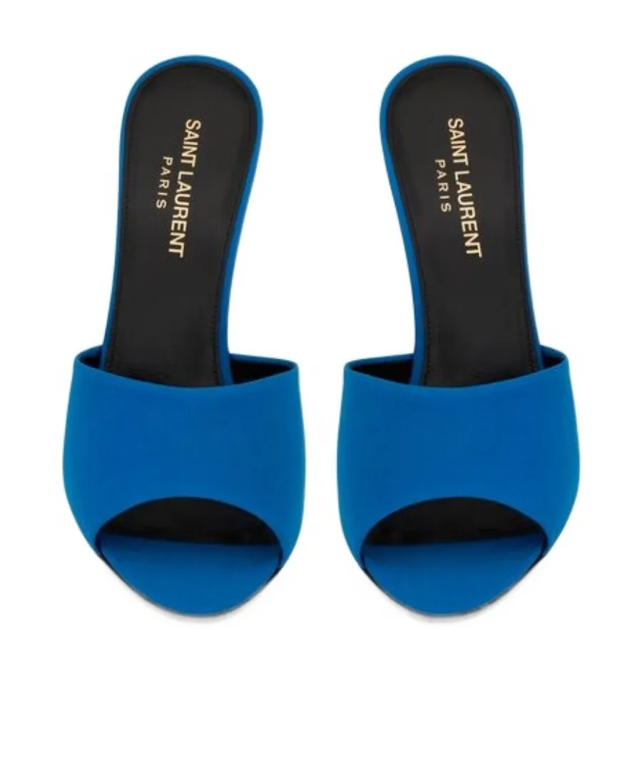La 16 Peep Toe Heeled Mules