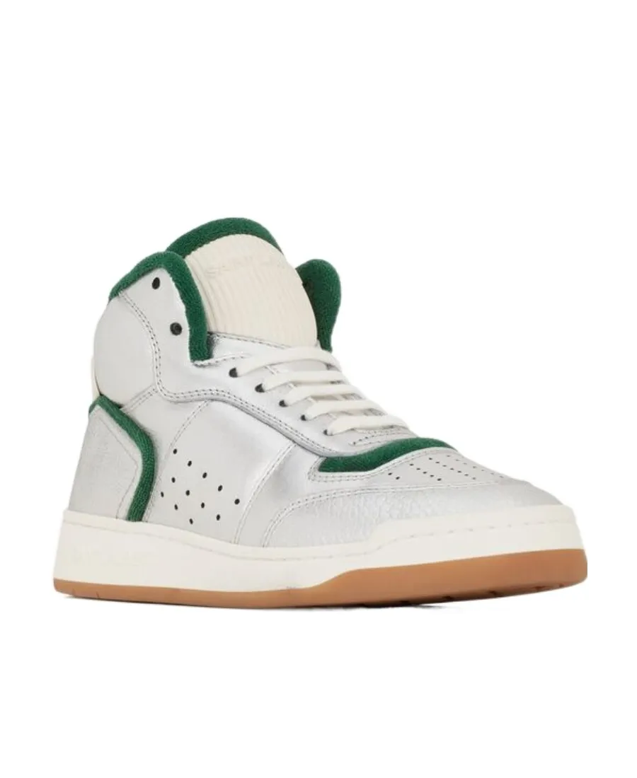 Sl/80 Metallic Effect Mid-Top Sneakers