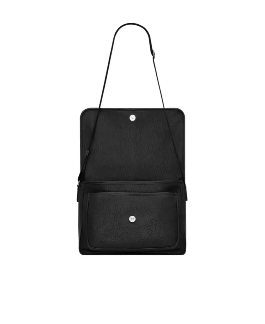 Niki Logo Plaque Messenger Bag