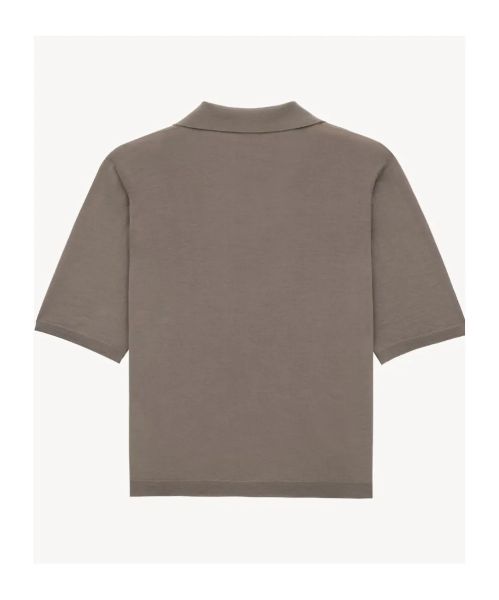 V-Neck Short-Sleeved Polo Shirt