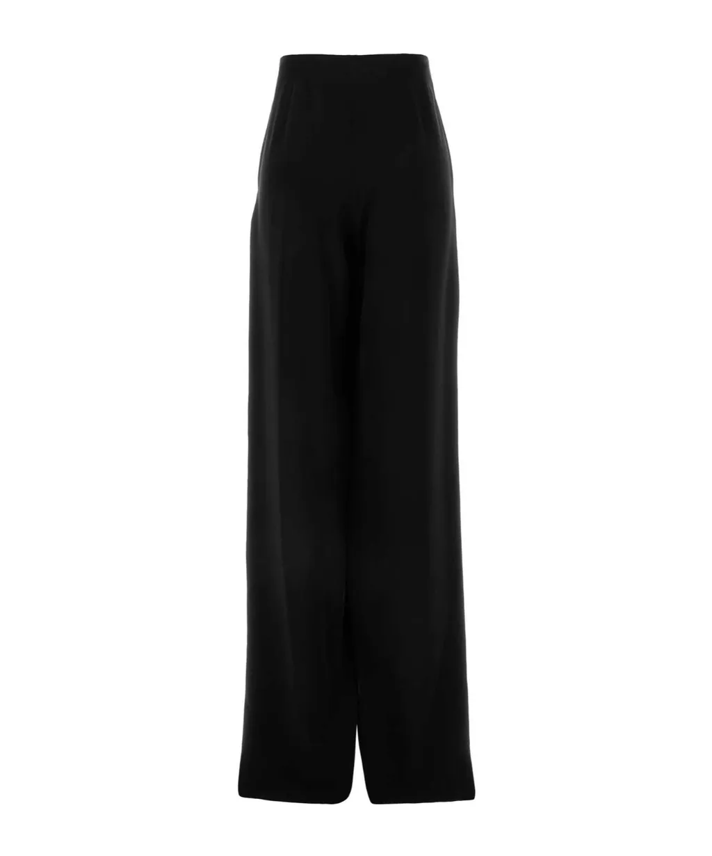 Pleat Detailed Wide Leg Pants