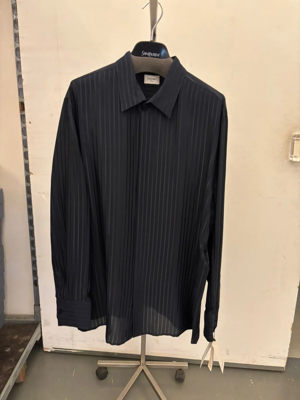 Striped Button-Up Shirt