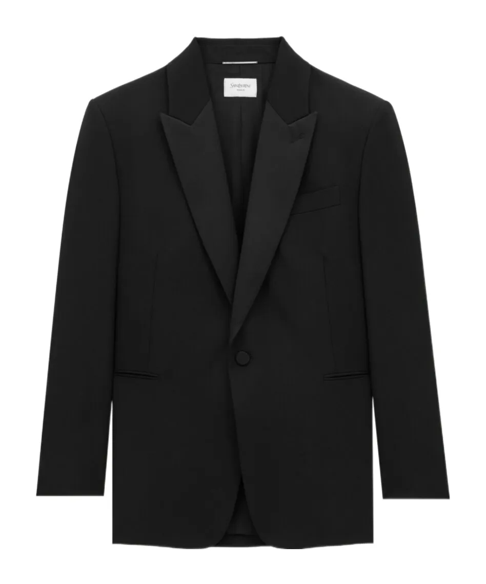 Single-Breasted Tuxedo Jacket